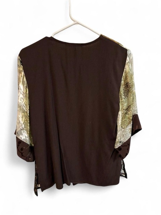 Vintage Spencer Alexis Mixed Media Kimono Top - Size M - Whimsigoth - Picture 4 of 6